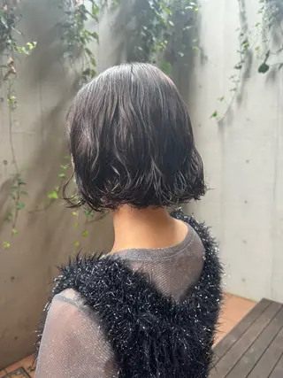 ショート コテ巻き風/ボブ パーマ🌼杉田 萌恵のヘアスタイル