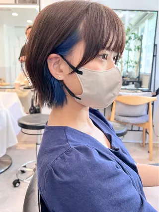 ショート カラー 夏山 秀憲のヘアスタイル