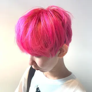 ショート カラー ボブ/暖色/デザイン KOYUKI⛄️のヘアスタイル