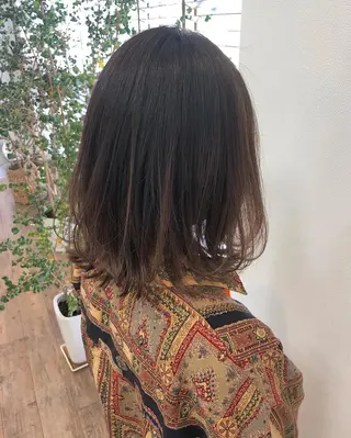 ミディアム カラー ヘアアレンジ ❣️倉敷❣️美髪 カラー能登一成のヘアスタイル