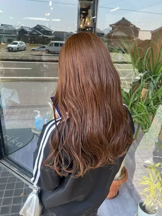 セミロング alu所属・alu yuinaのヘアスタイル