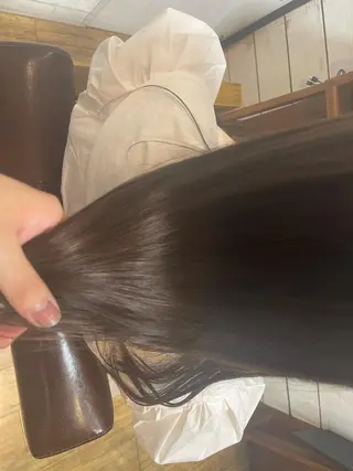 セミロング カラー Lumo所属・平田 たかしのヘアスタイル