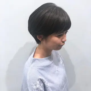 ショート 柏木  彩花のヘアスタイル