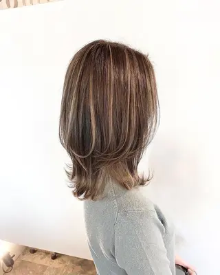 カラー ミディアム 高尾 勝利のヘアスタイル