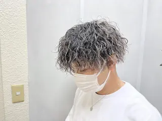 ショート カラー パーマ メンズ ケイゴ【店長】 メンズパーマ特化のヘアスタイル