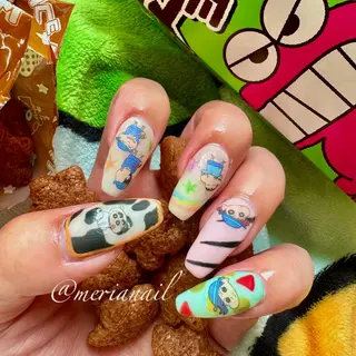 ロング カラー ヘアアレンジ メンズ キッズ INFINITY所属・INFINITY nailのネイルデザイン