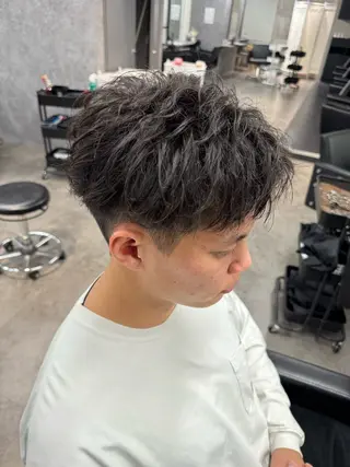パーマ メンズ 立川韓国ヘア🇰🇷 ニュアンスパーマ安井のヘアスタイル