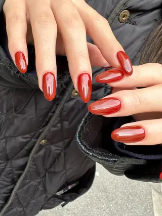 ロング カラー ヘアアレンジ キッズ ネイル マツエク・マツパ アイブロウ 福田 加奈のネイルデザイン