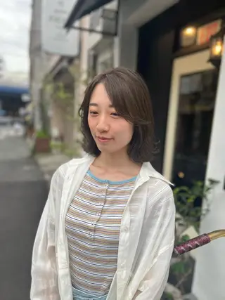 ミディアム カラー SALOWIN神戸三宮店所属・【美髪を叶える】中谷 彰宏（アキ)のヘアスタイル