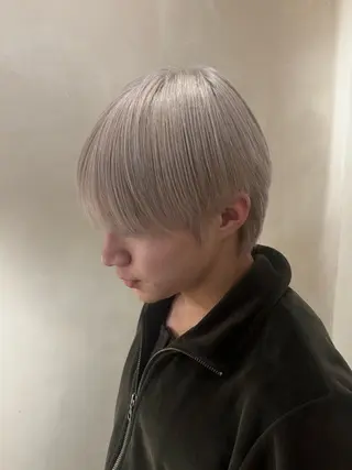 ショート メンズ シンバヒナノ/パーマ レイヤーカット/ボブのヘアスタイル