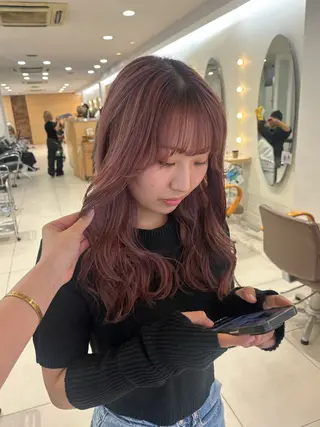 ロング 💈メンズパーマ カラー💈momoのヘアスタイル
