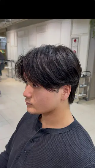 メンズ 髪質改善/透明感 カラー/メンズカットのヘアスタイル