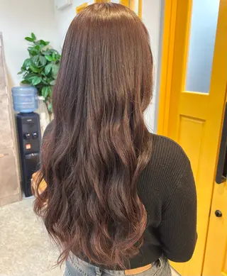 ロング hair salon　PAcuTA.所属・透明感カラー🫧/ 縮毛矯正✨/RENAのヘアスタイル