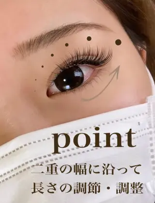 マツエク・マツパ eyelash　famiria〜ファミリア〜所属・famiria *madokaのマツエク・マツパデザイン