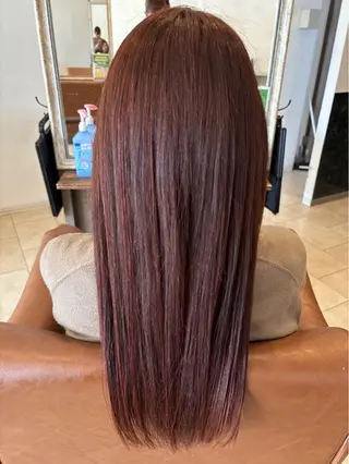 ロング カラー Cuthie所属・沖本 あやののヘアスタイル