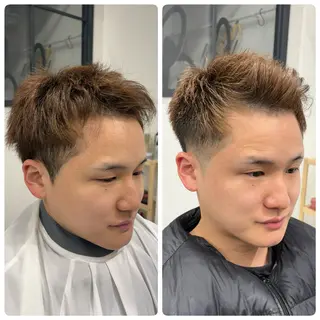 ショート カラー パーマ ヘアアレンジ メンズ 🐈外山　ユカリ🐈 モデル募集中のヘアスタイル