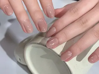 ネイル By moonネイル 🌷ワンホン/韓国風のネイルデザイン