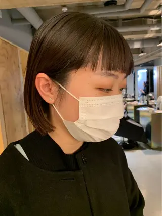 ショート よしだ とおいのヘアスタイル