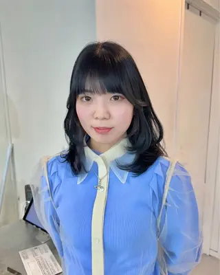 セミロング カラー インナーカラー/レイ ヤーカット♡/マキシのヘアスタイル