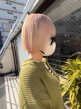 ショート カラー ヘアアレンジ 🧡色落ちまで2度綺 麗なカラー🧡ヨシキのヘアスタイル