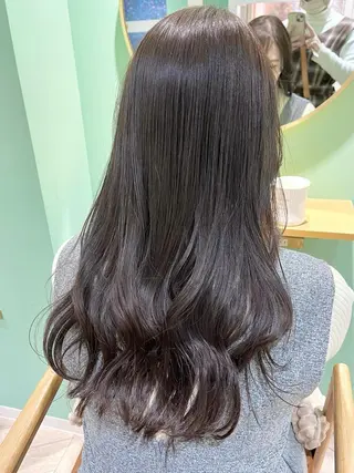 ロング カラー 髪質改善カラー☆ ヘアアレンジmiyuのヘアスタイル