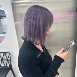 ミディアム カラー 🪞ハイトーン🪞 🤍waka🤍のヘアスタイル