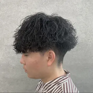 ショート パーマ メンズ 🖤Ayumi🖤 メンズ特化❤️‍🔥のヘアスタイル