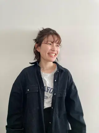 ショート パーマ 🤍似合わせパーマ 奥田沙耶🫧のヘアスタイル