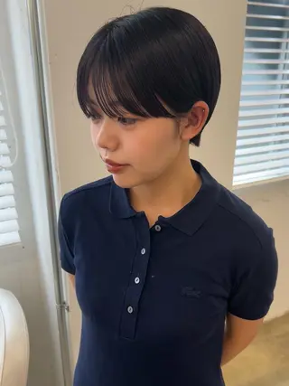 ショート SISTER MOHAWK所属・似合わせ小顔ショート 楢岡恵のヘアスタイル