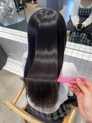 ロング パーマ 頼金 愛海のヘアスタイル