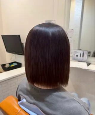 ミディアム 佐々木 涼子のヘアスタイル