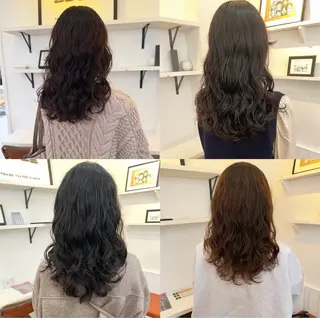 ロング カラー パーマ ヘアアレンジ 髪質改善ストレート✨ パーマヘア✨YUKIのヘアスタイル