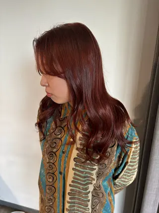 カラー 💫miyu💫デザ インカラー/アレンジのヘアスタイル