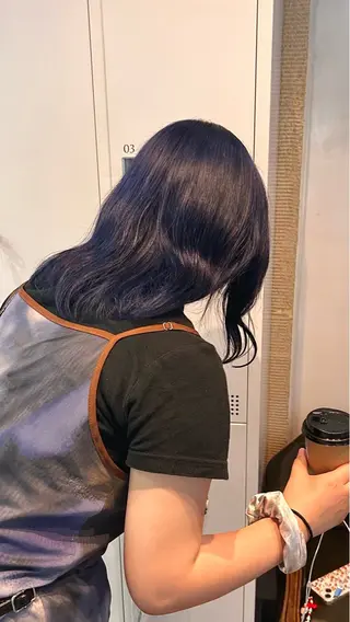 ミディアム RUKA🩰透明感 寒色カラー/レイヤーのヘアスタイル