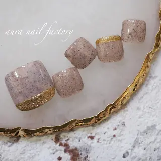 ショート カラー ネイル 赤羽　アウラ ネイルファクトリーのネイルデザイン