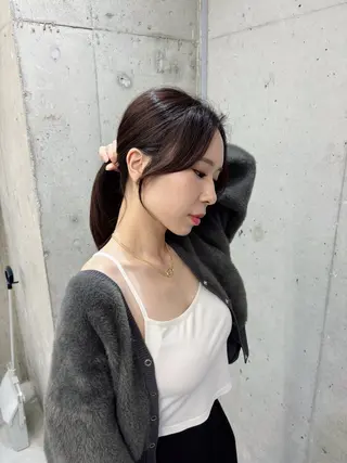 ロング CHAINON 近鉄奈良店のヘアスタイル