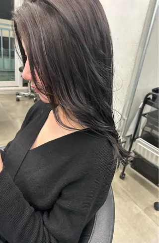 ロング カラー #tag 田島 純奈のヘアスタイル