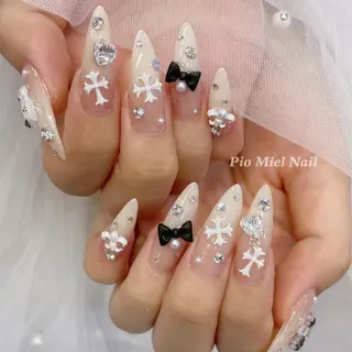 ネイル momo 長さだしのネイルデザイン