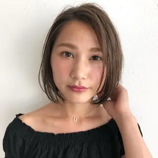 ショート カラー ショート/ボブ/ 白髪ぼかし/しんやのヘアスタイル