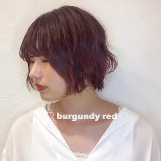 ショート ブリーチなしカラー ダブルカラーエクステのヘアスタイル