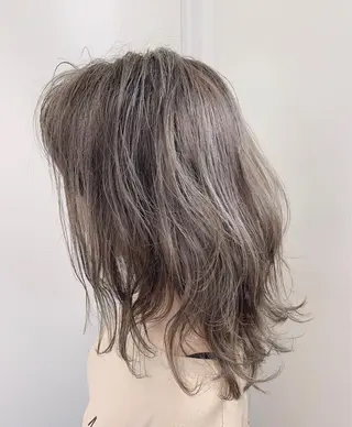ミディアム 家田 竜のヘアスタイル