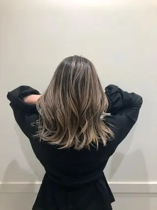 ミディアム カラー メンズ特化 パーマ/オザワのヘアスタイル