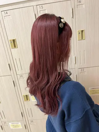 ロング カラー 暖色専門美容師🎀 お客様満足度◎のヘアスタイル