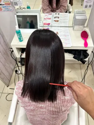 セミロング 【髪質改善カラー】 瀧田嵐士🇰🇷のヘアスタイル