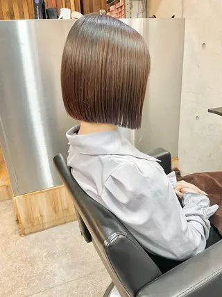 ショート パーマ ショートボブ縮毛矯正 髪質改善のプロ山道潤のヘアスタイル