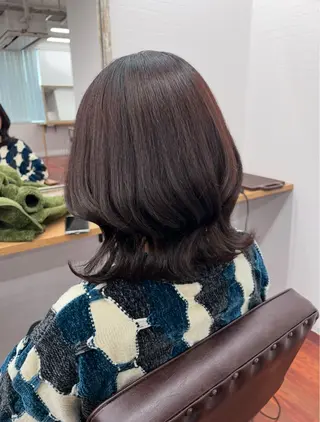 ミディアム カラー GRAN LUSSO岡山駅前【グランルッソ】所属・GRAN LUSSO 【MIHARU】のヘアスタイル