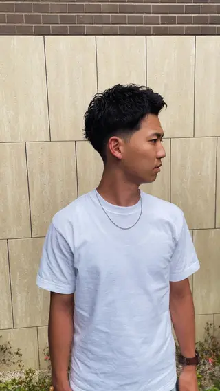 ショート メンズ BASUKIA 西宮 甲子園口所属・𝙢𝙚𝙣'𝙨 𝙝𝙖𝙞𝙧高津のヘアスタイル