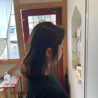 ミディアム カラー 沙奈 /さなのヘアスタイル
