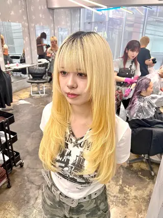 ロング カラー ヘアアレンジ 🐺ウルフの神🐺 /カラー/けいすけのヘアスタイル