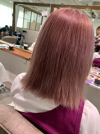 セミロング カラー 指名支持率NO.1 スタイリストのヘアスタイル